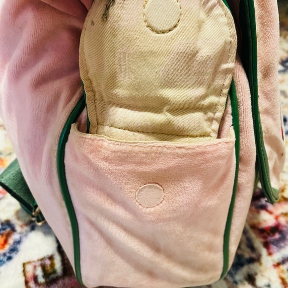 Juicy Couture pink and green university Backpack - Picture 11 of 12